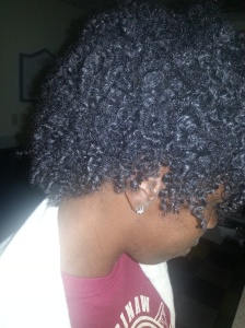 Side view - Curls and texture! Loving it!