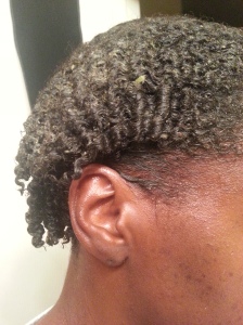 Deep conditioner applied - look at that curl definition - loving it!!!